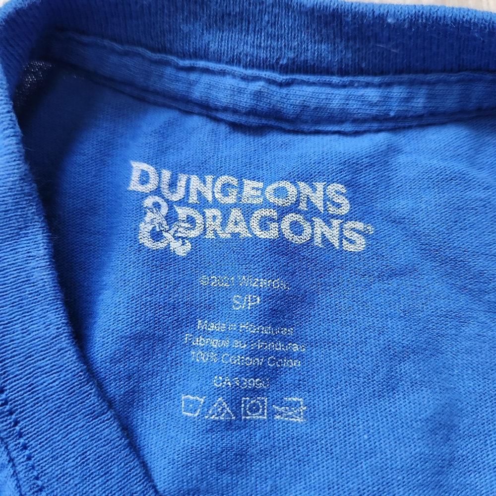 Dungeons & Dragons Blue Graphic T-Shirt - Picture 3 of 6